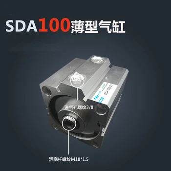 SDA100*80 de transport Gratuit 100mm Alezaj 80mm accident vascular Cerebral de Aer Compact Cilindri SDA100X80 Acțiune Dublă Aer Cilindru Pneumatic