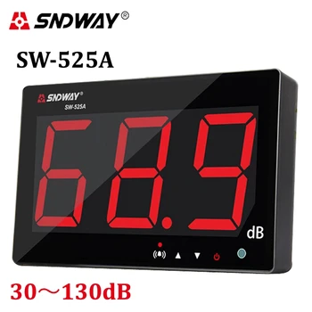 SNDWAY SW-525A Sunet Digital Metru Nivel de Zgomot de Testare de 30 de 130dB ecran Mare de Afișare de tip Perete Metru Decibel hotel /Birou /Bibliotecă
