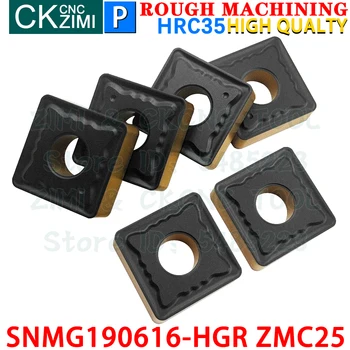 SNMG190616-HGR ZMC25 SNMG 190616 HGR Insertii Carbură de Cotitură Externe Insertii Unelte CNC de tăiere Grele de Metal strung instrument pentru Oțel