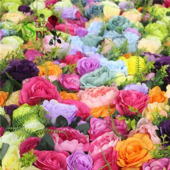 SPR flori de mătase flori de perete decor pentru petrecerea de nunta flori artificiale decorative de perete flori