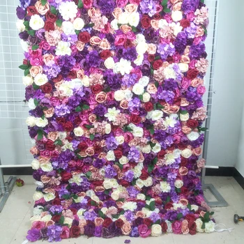 SPR roll-up pânză de perete floare 4ft*8ft de nunta Artificiale ocazie fondul aranjament flori decoratiuni transport gratuit