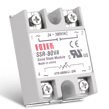 SSR-60VA 80VA 100VA Singură Fază Solid state Relay Volt Schimbare Regulator de Tensiune Modulul Regulator de Putere Complet Izolate de Rezistență