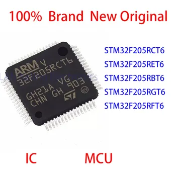 STM32F205RCT6 STM32F205RET6 STM32F205RBT6 STM32F205RGT6 STM32F205RFT6 100% de Brand Nou Original LQFP-64 MCU IC