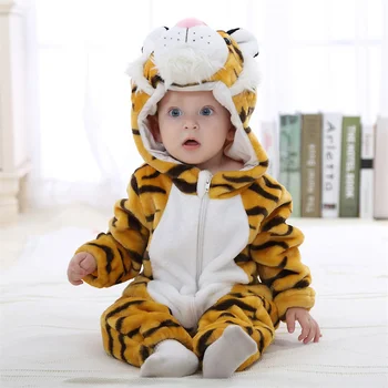 Salopetă Pentru Copii Tigru Fete, Haine Nou-Născut Desene Animate Pijamale De Iarnă Haine Pentru Animale Copilul Costum Baieti Salopete