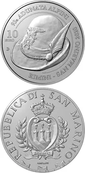 San Marino 2020 93 Alpine Conferință de 10 Euro Comemorative de Monede Euro Autentice de Colectare Real Originale Monede