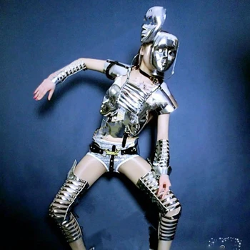 Scenă de cosplay tehnologia Viitorului sens războinic femeie GOGO dans spectacol invitat de performanță costum