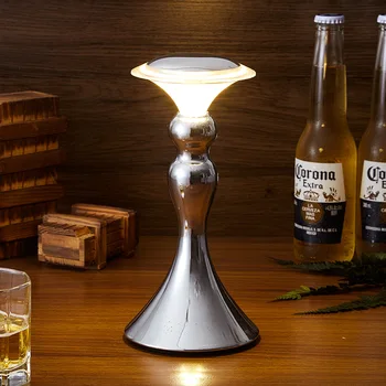 Senzor tactil Lampă de Masă cu Led-uri Moderne Bar, Restaurant Simplă Lampă de Masă de Metal Lampa de Birou Estompat Art Deco Exigibilă USB Lumina de Noapte