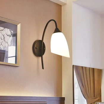Simplu, modern, creativ camera de zi led scara culoar hotel de iluminat fier lampă de perete dormitor lampă de noptieră vanitatea lumina LB12610
