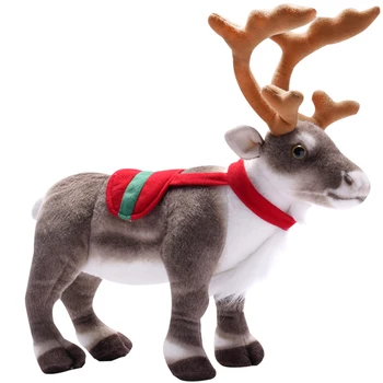Simulare Reni de Pluș Jucărie de Crăciun Cerb Păpușă de Crăciun Elan Jucărie de Crăciun Decoratiuni Craciun Fericit An Nou Mai bun Cadou pentru Copii