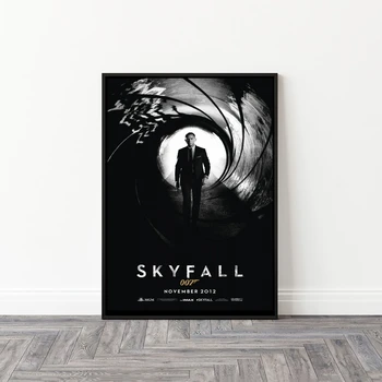 SkyFall James Bond Clasic De Film Poster De Arta De Imprimare Apartament Decor Acasă Pictura Pe Perete (Fara Rama)