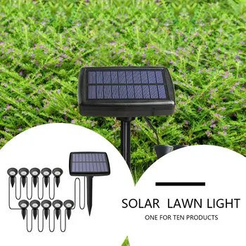 Solar Șir de Lumini de Basm 5.5 M10small Lămpi cu LED-uri Impermeabil în aer liber Smart Solar Lumini pentru Podea Grădină cu Gazon, cu Lumina Decor de Crăciun
