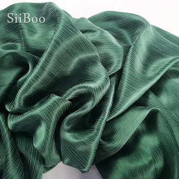 Stil Vintage verde negru gri Mototolită de răchită ponderat raionul cupro fals matase tesatura de îmbrăcăminte pentru rochie telas stoffen SP5534