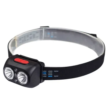 Super-Luminos USB Reîncărcabilă Senzor Faruri LED Cu Lumină Roșie Pentru Vânătoare