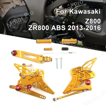 Suporturi pentru picioare reglabil Pentru KAWASAKI Z800 2013 - 2016 Accesorii pentru Motociclete Picior de Odihnă Peg Rearset Pedala Z 800 ZR800 ABS 2014 2015