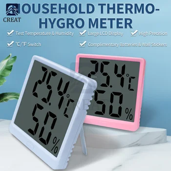 Temperatura si Higrometru de Înaltă Precizie de uz Casnic Electronice de Temperatură și Umiditate Metru
