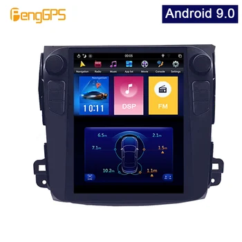 Tesla Stil Android 9.0 Mașină de Navigare GPS Pentru Mitsubishi Outlander, Citroen C-Crosser, Peugeot 4007 CD Player 4K Stereo Unitatii