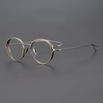 Titan pur Retro Japonia designer de brand rama de ochelari vintage optice, ochelari de Miopie lectură femei ochelari de vedere baza de prescriptie medicala