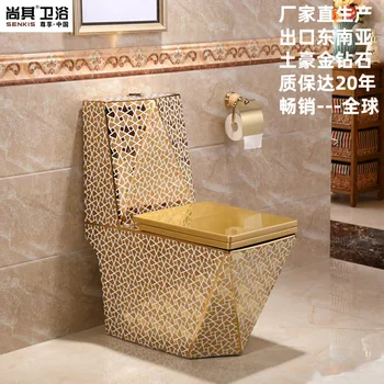 Toaletă de aur de aur de lux toaletă export de aur toaletă garanție 20 de ani de toaletă