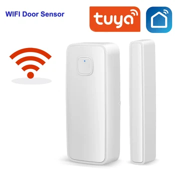 Tuya Wireless Senzor De Usa Deschisa Aproape Detector De Baterii Auto-Adeziv De Alarmă Antifurt Usi Senzori De Blocare Nu Este Nevoie Hub