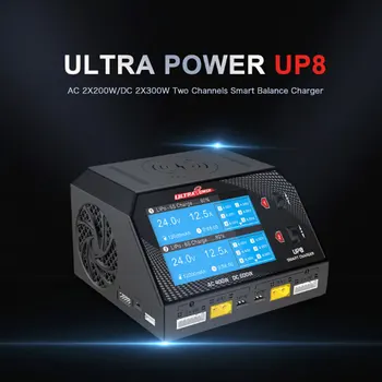 ULTRA POWER UP8 AC 400W DC 600W 2x16A Dual Channel Baterie Încărcător de Echilibru Descărcători