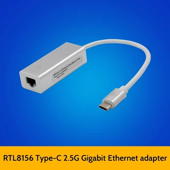 USB 3.0, Gigabit Ethernet Adaptor de TIP a 2,5 G Ethernet Card RTL8156B RJ45 LAN placa de Retea pentru Desktop
