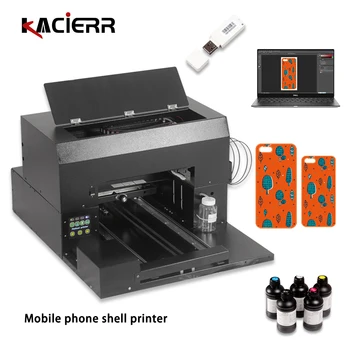 UV flatbed imprimanta a3 cu software RIP pentru telefon mobil coajă de sticlă, metal, piele, pvc 3D imprimare în relief biroul de acasă