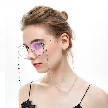 Unisex de Lux multicolor pentru femei ochelari de Lanț Stras ochelari de Soare lanț de bărbați Ochelari Lanț Ochelari de sGlasses accesorii