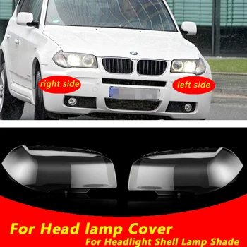 Utilizare Pentru BMW X3 2006-2010 E83 X3 seria Transparent Far Acoperi abajurul din Față Faruri Shell Abajur Obiectiv shell