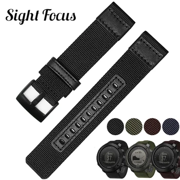 Vedere Concentra 24mm Nailon Watchband Pentru Suunto TRAVERSA Seria Alpha Spartan sport Suunto 9/brao Curea de Ceas Esențiale Trupa Black