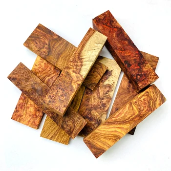 Vietnam Huanghuali Log 1 Mâner Cuțit Tumora Cicatrice Biliară Lemn Rosewood Mâner Cuțit Material DIY