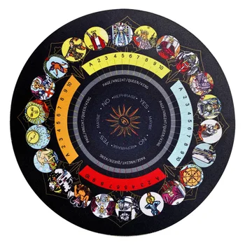 WaiteTarot Masă Mousepad Magic Masă de Altar Pânză Divinație AstrologyTapestry Rotund Playmat22cm/8.66 în Tabla de Joc