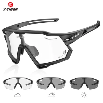 X-TIGRU Ciclism ochelari de Soare Fotocromatică Oameni de Sport în aer liber Pescuit ochelari de Soare UV400 Protecție Biciclete Ochelari Polarizati