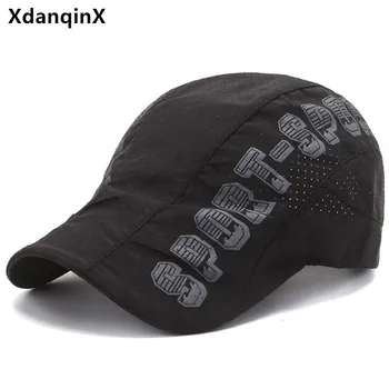 XdanqinX de Vară Ultra-subțire Respirabil ochiurilor de Plasă Pălărie Bărbați Femei Ventila Berete Dimensiunea Reglabil Cuplu Capac Sport Casual Snapback Cap