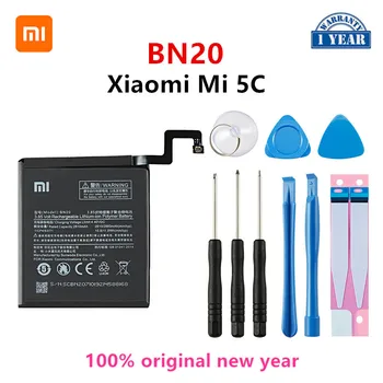 Xiao km 100% Orginal BN20 2860mAh Baterie Pentru Xiaomi Mi 5C M5C Mi5C BN20 de Înaltă Calitate Telefon Înlocuire Baterii +Instrumente