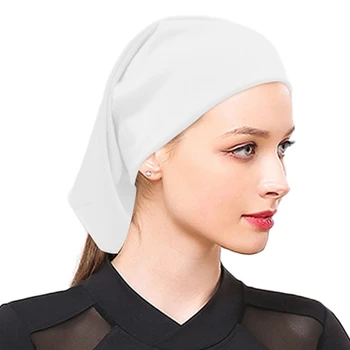 Y1UE Turban pentru Femei Interioară Hijab Respirabil Elastic Cancer Chimioterapie Hijab Elastic articole pentru acoperirea capului Islamic Acoperi