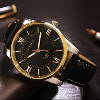 YAZOLE Aur Încheietura Ceas pentru Bărbați Brand de Top de Lux Celebru Cuarț Moda Indicator Luminos de Afaceri de sex Masculin Ceasuri Reloj Hombre