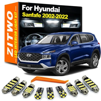 ZITWO LED-uri de Interior Dome Bec Kit Pentru Hyundai Santafe Grand Santa Fe 2001- 2016 2017 2018 2019 2020 2021 Lectură Lampă Portbagaj
