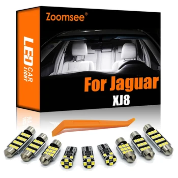 Zoomsee 16Pcs Interior cu LED-uri Pentru Jaguar XJ8 2003-2009 Canbus Vehicul Bec Dome de Interior Hartă Lumina Citire fara Eroare Lampă Auto Kit