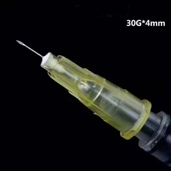 ac mic de 13 mm 4 mm 25mm de unică folosință 30G medical micro-injectie mase plastice, cosmetice ac steril instrument chirurgical