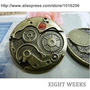 accesorii bijuterii DIY manual din aliaj colier pandantiv accesorii farmece/Există găuri roata timpului