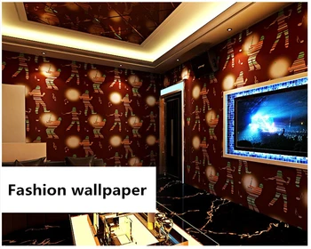 beibehang Moda hârtie de perete stereo personalitate de moda flash bar hotel de lux sala de dans cutie temă cameră papier peint tapet