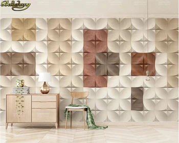 beibehang Personalizate de hârtie de perete murale 3d tridimensional mozaic mozaic pătrat nordic geometrice perete de fundal tapet 3d