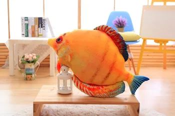 mare nou de pluș creative pâine pește jucărie drăguț pește galben perna papusa cadou aproximativ 100cm