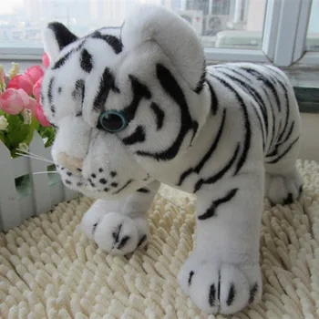 minunat de simulare tigru alb jucărie de pluș de înaltă calitate în picioare tigru papusa cadou de 30cm 2808