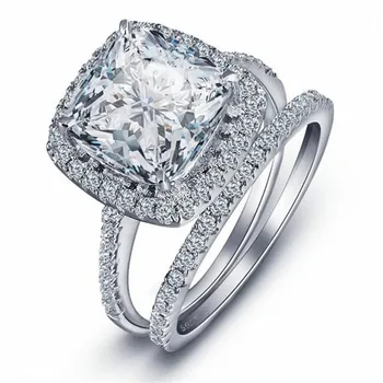 noi argint 925 nunta inele de logodna pentru femei degetul trupa inele de moda bijuterii de mireasă personalizate