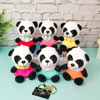populare rafinat Noua creatie eșarfă panda moale breloc fashione realiste pandantiv sac decora ziua christmase cadou