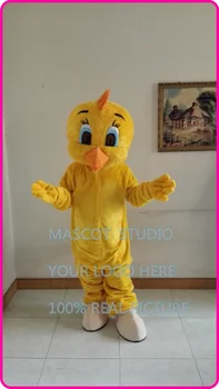 tweety mascota, costume de desene animate personalizate personaj de desene animate făcut cosplay costum de carnaval rochie fancy costume mascotte
