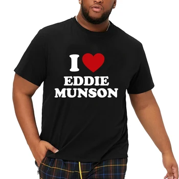 Îmi Place Eddie Munson Emisiuni Tv Fanii Iubitor de Cadou pentru Barbati Adolescente de Moda de Vara Tricouri Facultate O Gât T-shirt Îmbrăcăminte de sex Masculin Topuri