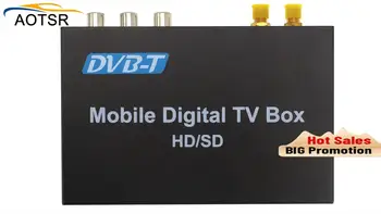 În Mașină TV Digital DVB-T MPEG-4 Digital TV Tuner Dual Receptor Tuner pentru Masina