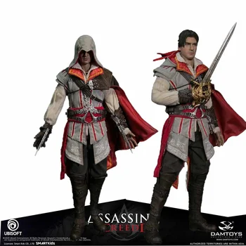 În Stoc Original DAMTOYS Ezio Auditore Da Firenze 1/6 DMS012 Assassin ' s Creed II Joc de Descoperire Caracter Model Colecție de Artă